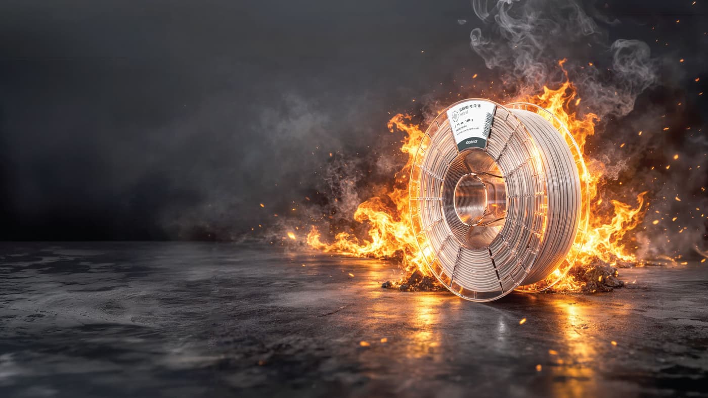 Flammhemmendes 3D-Druck Filament DuraPro PC FR V0 ist da
