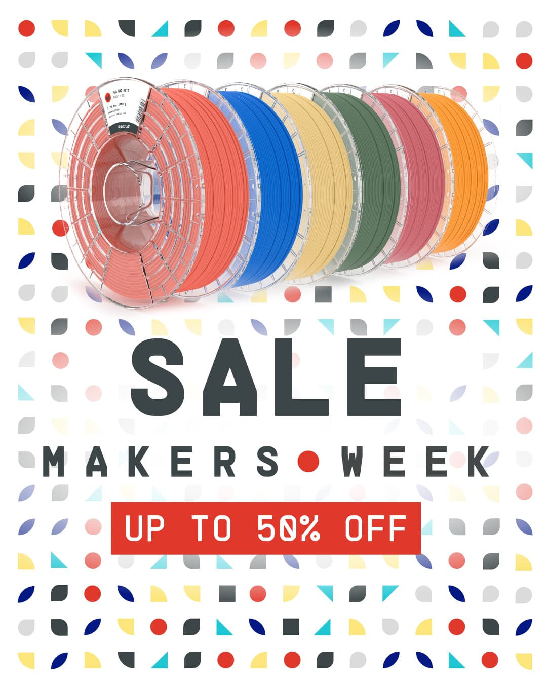 Makers Week is here! Save up to 50 % on high-quality filaments! Planning new projects, but missing the perfect material that
